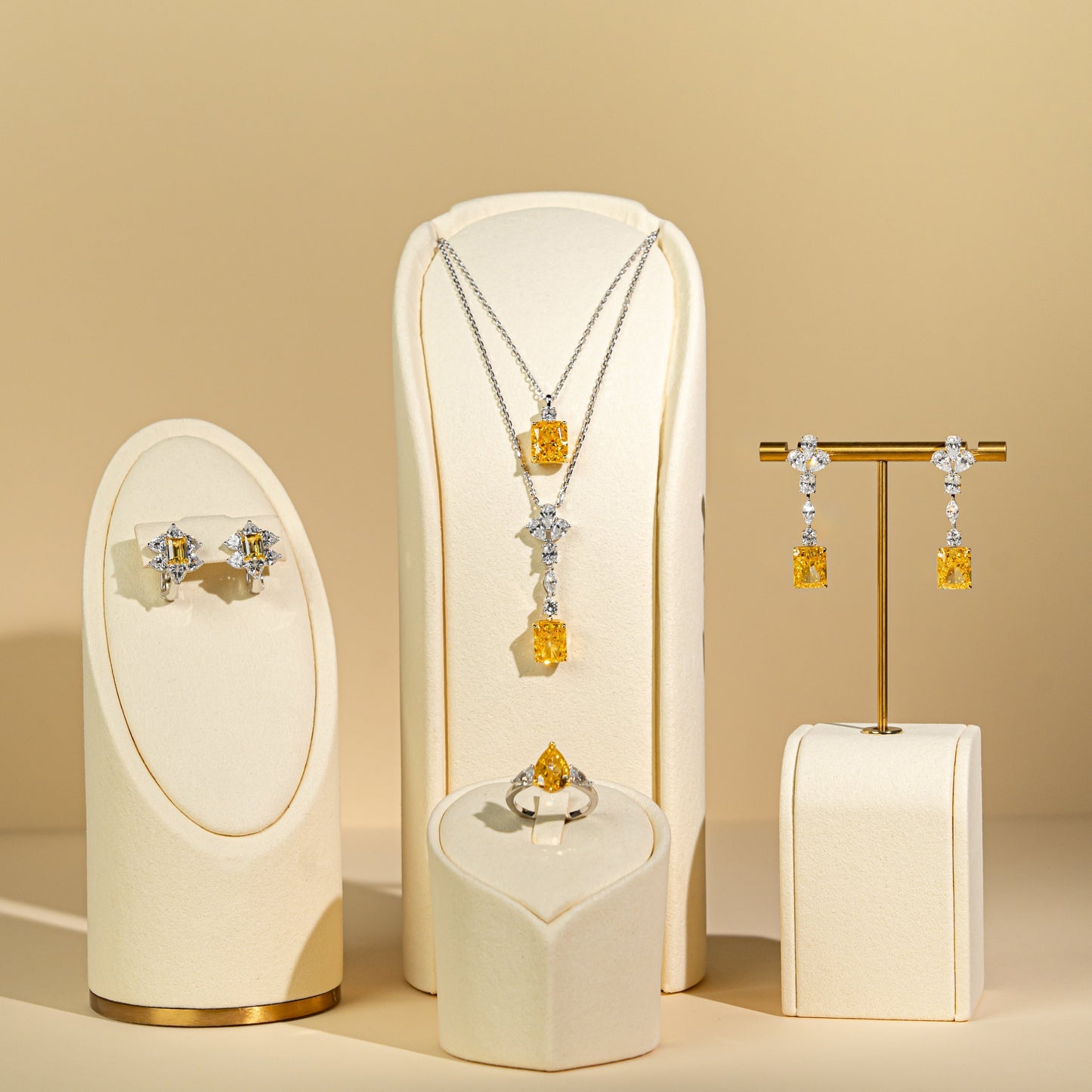 Classy yellow earring