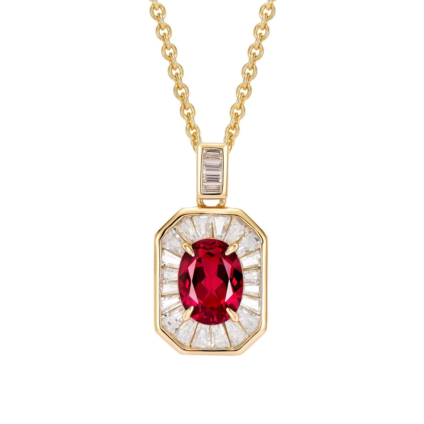 Mirage red necklace