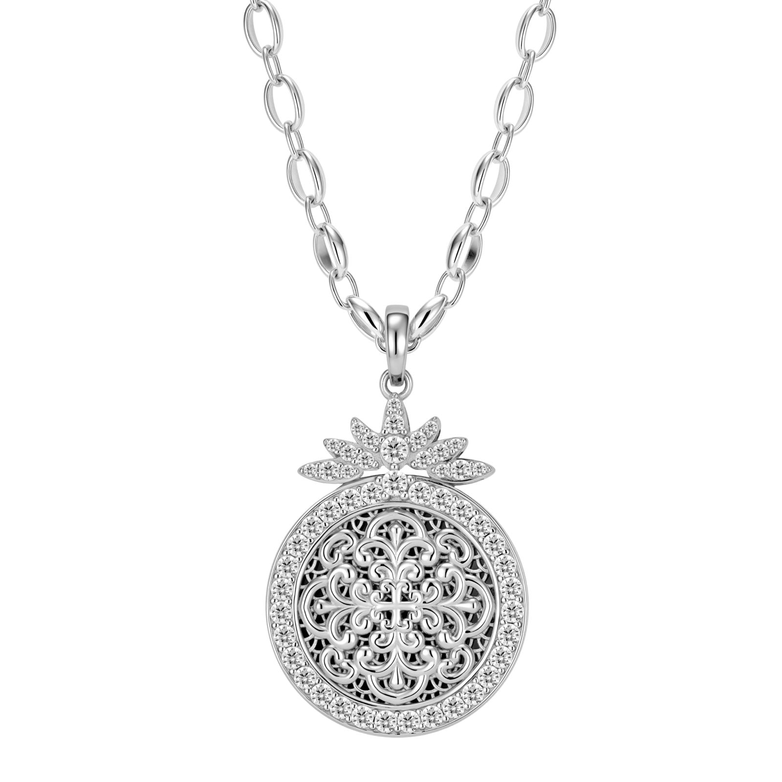 LERA SILVER NECKLACE