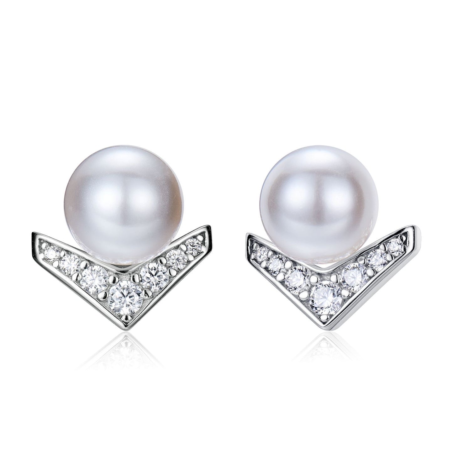 Mini pearls earrings