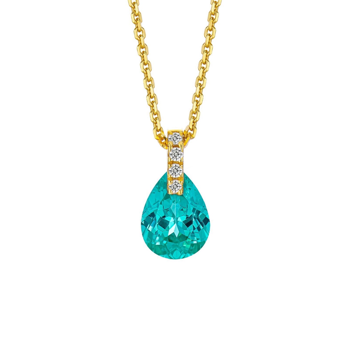 Aquatic gold necklace