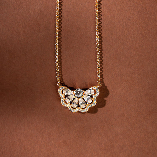 CH rose gold necklace