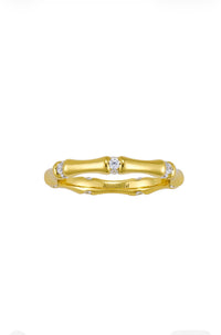 BAMBOO GOLD RING
