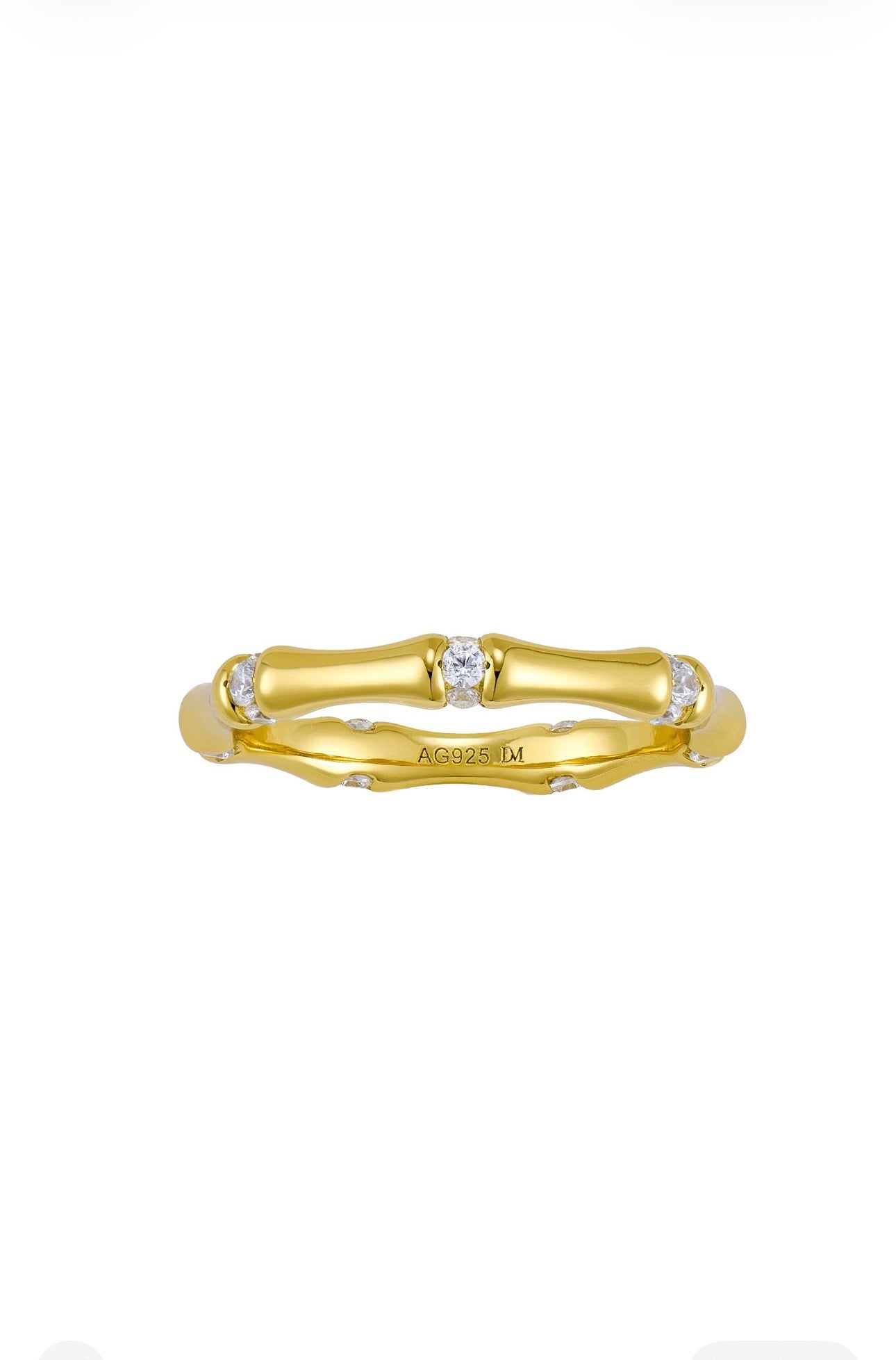 BAMBOO GOLD RING