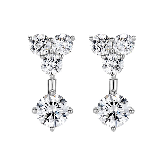 Solitaire earrings