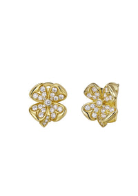 DIAMOND M.M.M EARRINGS GOLD