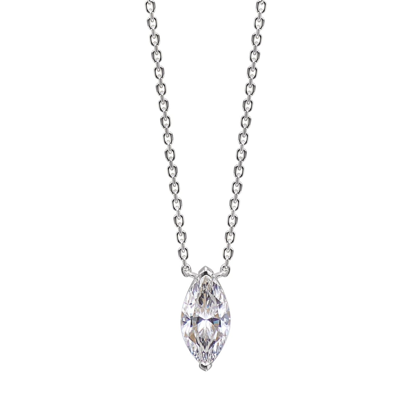 Marquis Silver Necklace