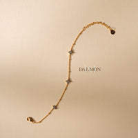 Triple stone bracelet