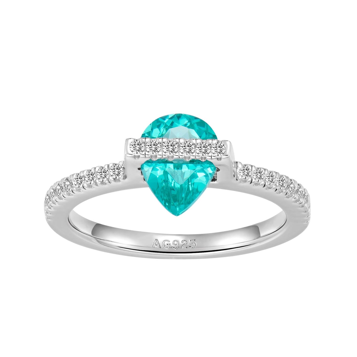 Aqua marine ring