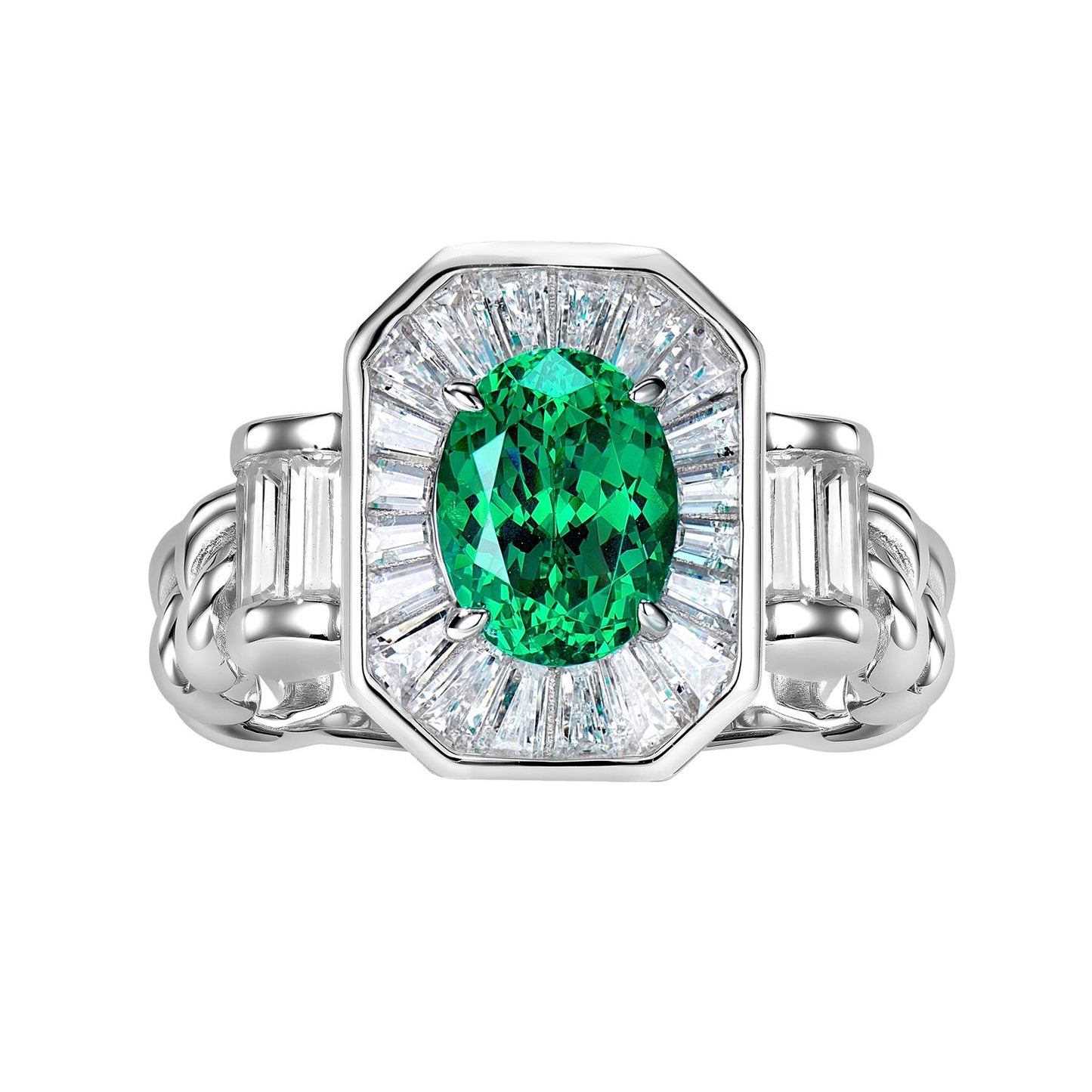 Mirage green ring