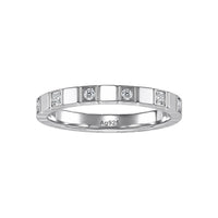 CUBE SILVER RING