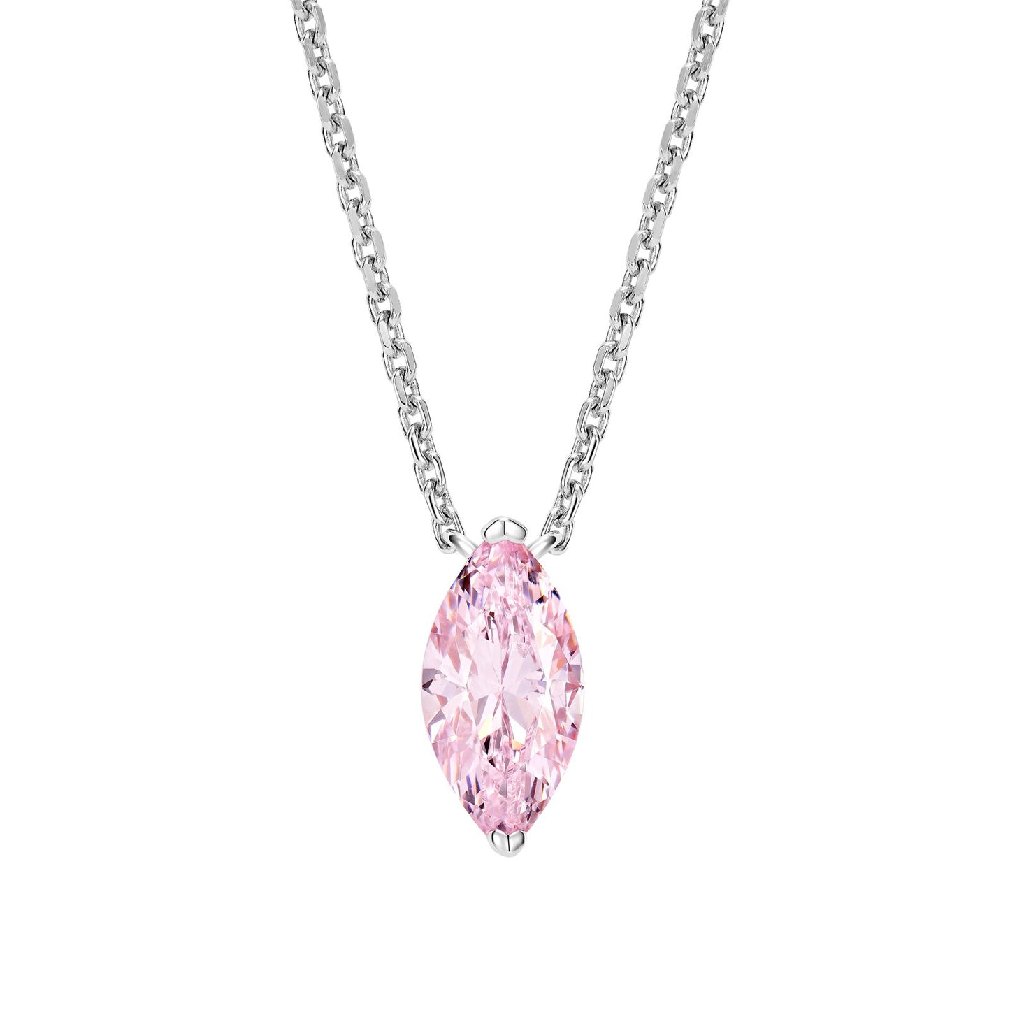 Pink Marquis Necklace