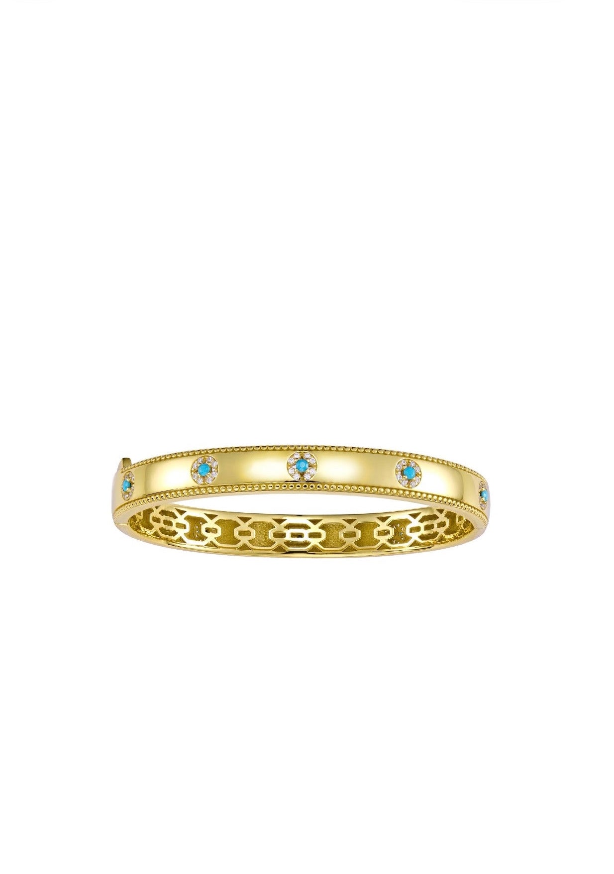 Shather gold bangle
