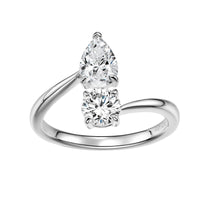 TWO STONE RING