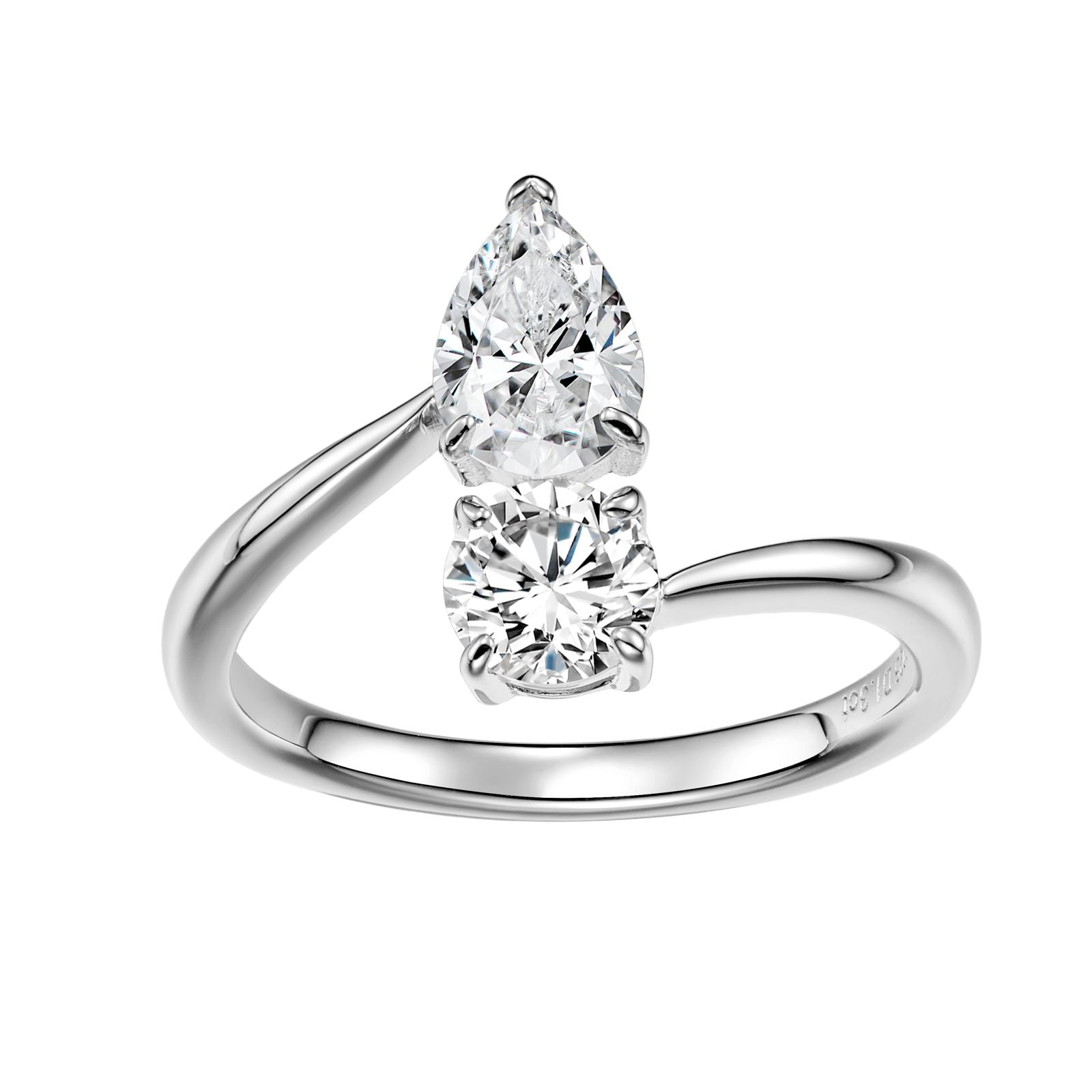 TWO STONE RING
