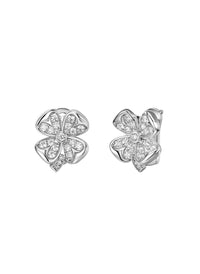 DIAMOND M.M.M EARRINGS SILVER