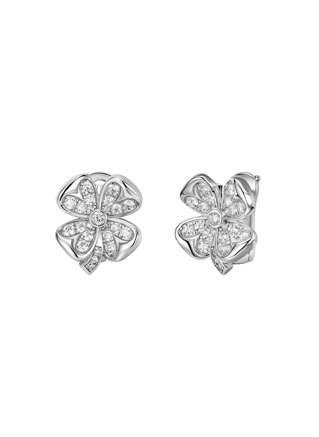 DIAMOND M.M.M EARRINGS SILVER