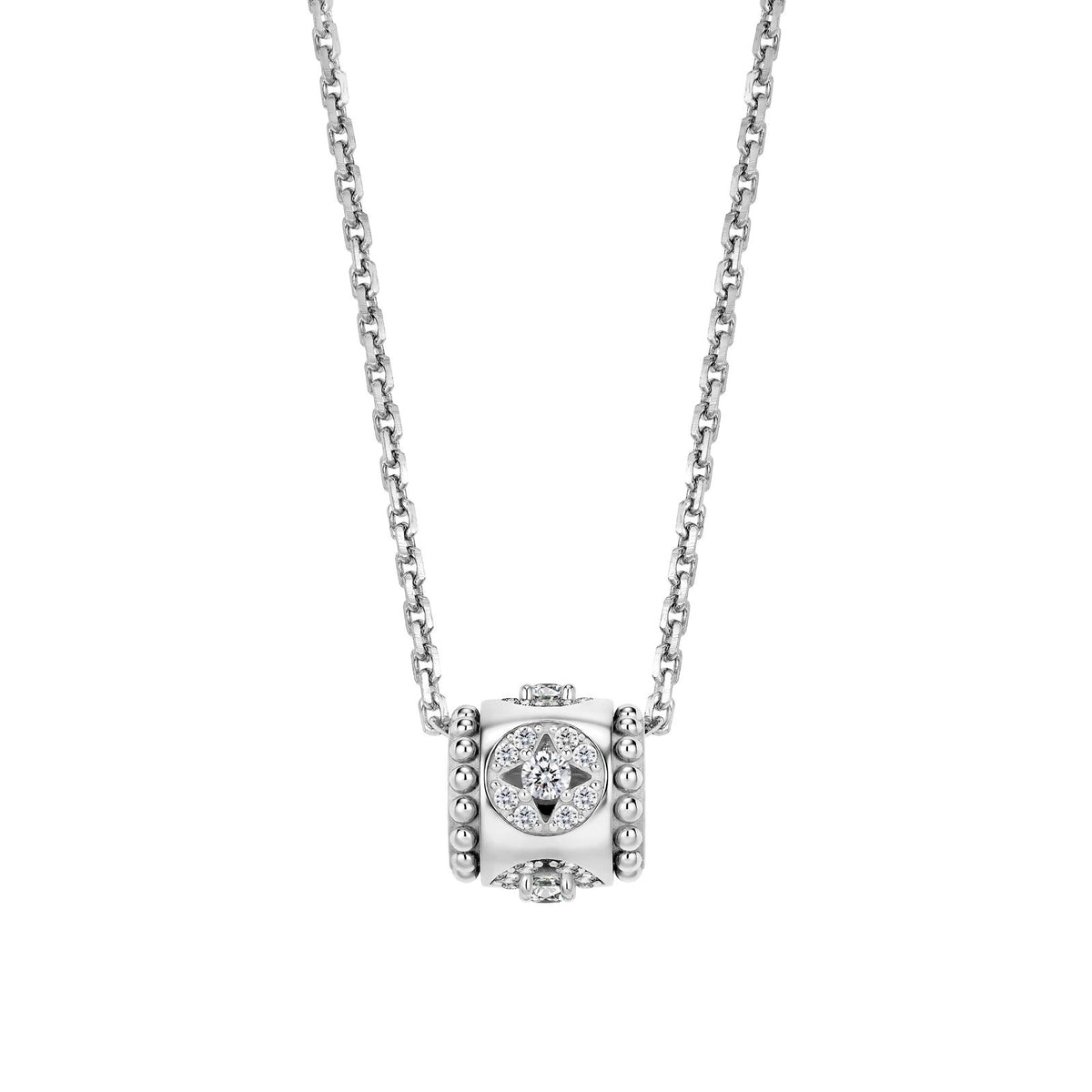 ROSA SILVER NECKLACE