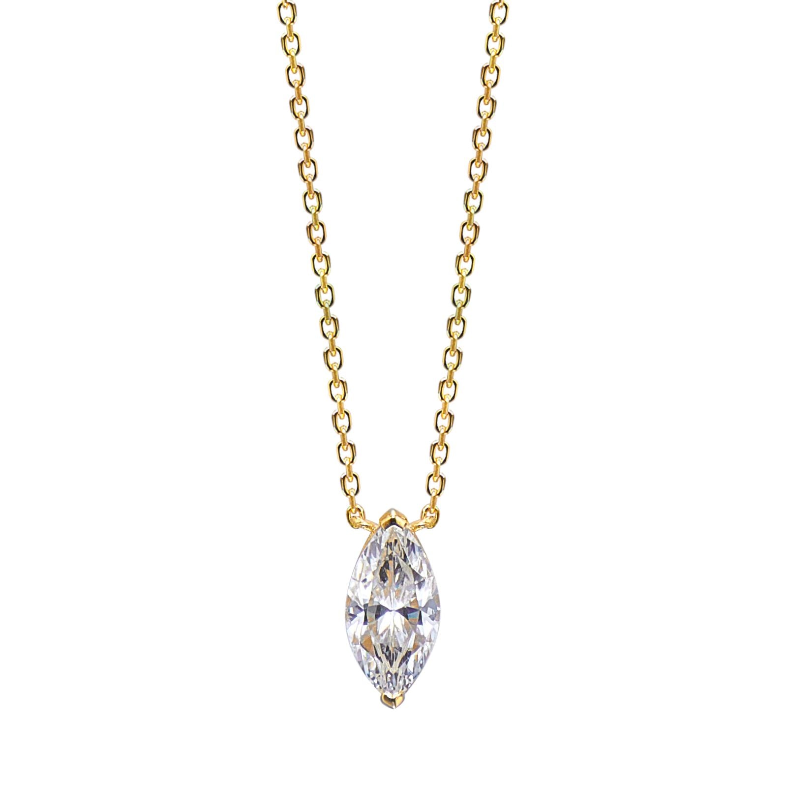 GOLD MARQUIS NECKLACE