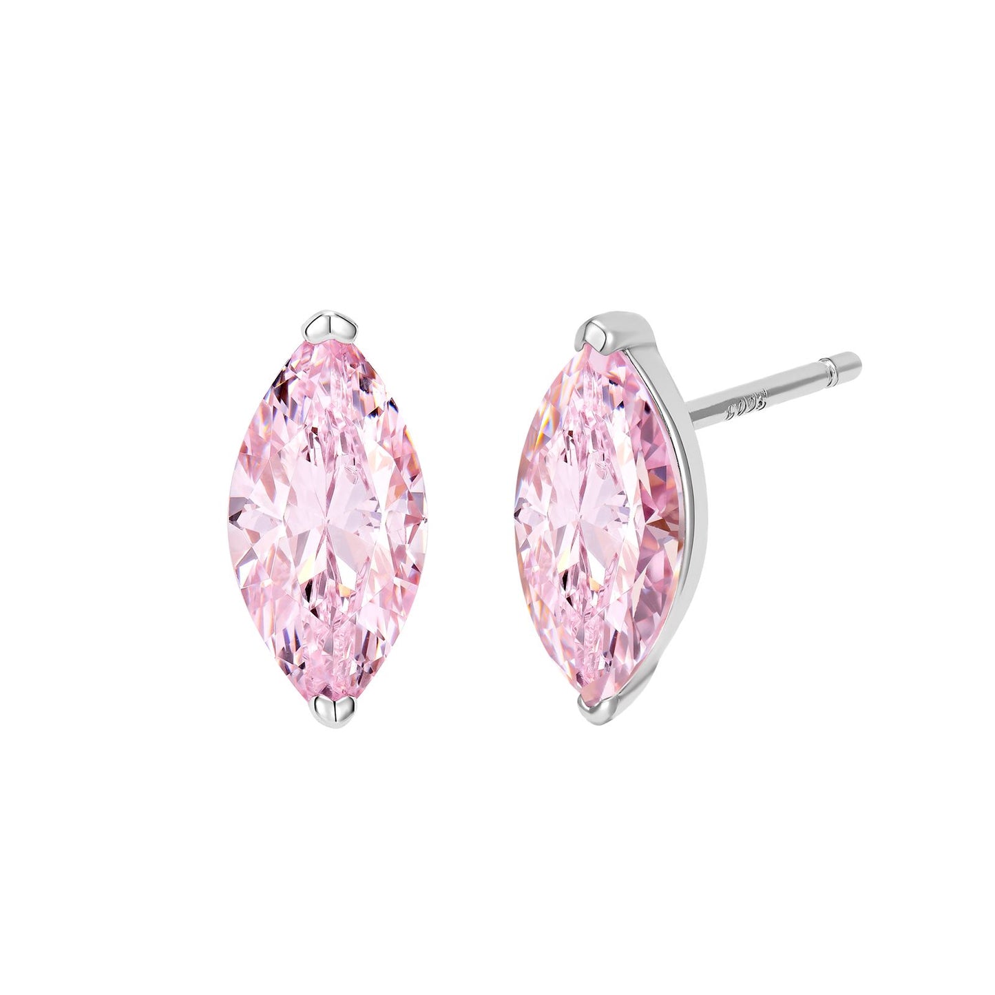 Pink Marquis earrings