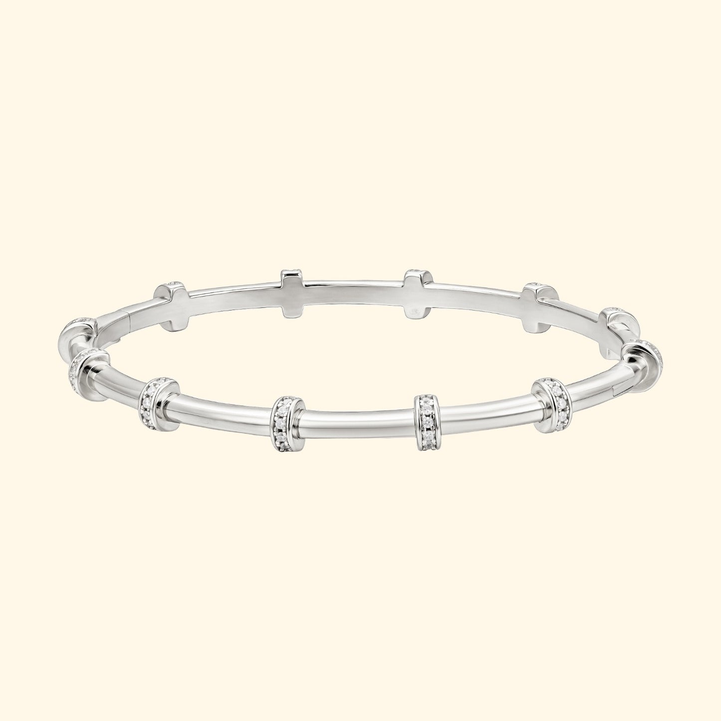 DA Silver bangles