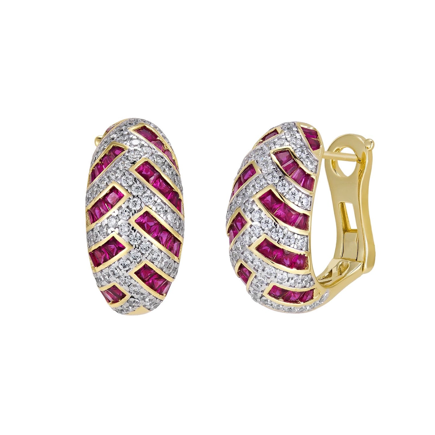 Red earrings