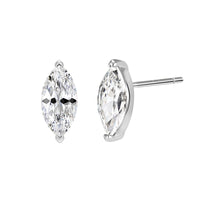 MARQUIS SILVER EARRINGS