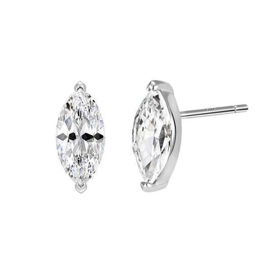 Marquis Silver earrings