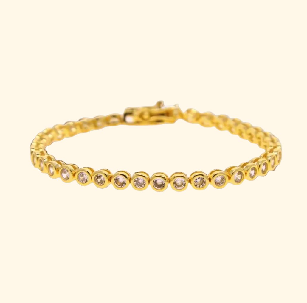 Round tennis bracelet